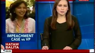 Plano pagsasampa ng impeachment case vs Vice President ipinagwalang bahala ni VP Robredo [upl. by Andreas]