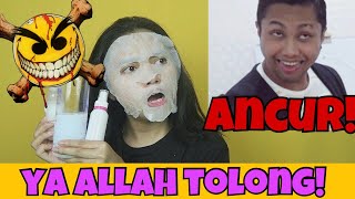 PRAKTEK SKIN CARE DENGAN VOICEOVER AA UTAP my boyfriend does my voiceover  Indira Kalistha [upl. by Nikolos121]