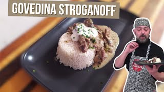 Stroganoff s rižom  ukusan i brz obrok za svaki dan [upl. by Ardnuyek479]