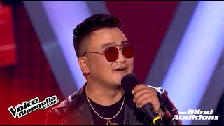 KhosbayarE  quotStarquot  Blind Audition  The Voice of Mongolia S2 [upl. by Gambrill]