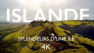 ISLANDE  Splendeur dune île  Drone 4K [upl. by Ranson]