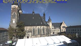 Webcam Marktplatz Köthen Zeitraffer vom 20241020 [upl. by Nitsugua]