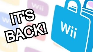 The WII SHOP CHANNEL is BACK and its AWESOME [upl. by Enelym52]