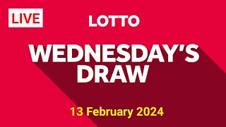 The National Lottery Lotto Live draw Result Wednesday 14 February 2024  Lotto Wednesday Draw Live [upl. by Greeson]