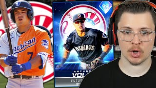 99 Anthony Volpe Joins The God Squad   MLB The Show 22 Diamond Dynasty [upl. by Joella815]