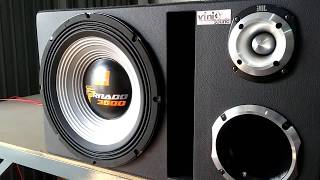 Caixa Trio 100 JBL Selenium com Tornado 3000  Driver D405  Tweeter ST400 [upl. by Tilden]