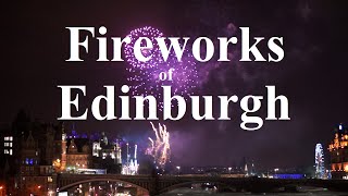 Fireworks of Edinburgh  Hogmanay Festival in Scotland 201415 and Torchlight Procession [upl. by Nomed896]