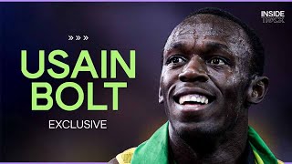 USAIN BOLT on struggles world records and love for the fans [upl. by Naiditch910]