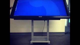 Prowise interactive flat panel with height adjustable lift system [upl. by Voe]