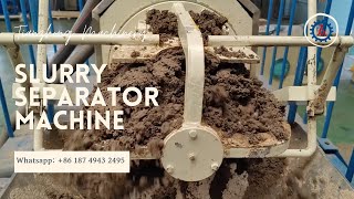 Slurry separator machine for manure separation [upl. by Robinet]