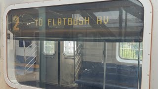 NYC Subway IRT R142 2 Train Full Ride From Wakefield  241 St to Flatbush Av  Brooklyn College [upl. by Lamok]