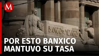 Banxico mantiene su tasa de interés en 11 ¿Por qué no ha disminuido [upl. by Ailana]