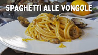 SPAGHETTI ALLE VONGOLE perfetti CREMOSI e senza sabbia  Più semplice di così [upl. by Leacock17]