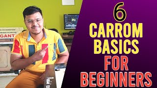 6 Carrom Board BASICS for Beginners  Strike amp Pocket [upl. by Whalen814]