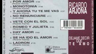 Ricardo Arjona  Ladrón [upl. by Iaw]