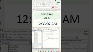 Create RealTime Clock in Excel  Excel Tips and Tricks [upl. by Kolk]