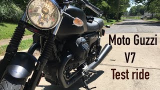 Moto Guzzi v7 III Test ride [upl. by Zeta]