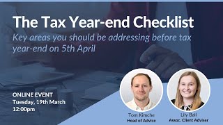 The Tax Yearend Checklist  Netwealth Webinars [upl. by Oflodur720]