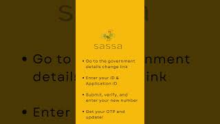 Lost Your SIM Update or Change Your SASSA Number Fast [upl. by Dikmen695]