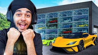 OPENING MY OWN SUPERCAR GARAGE TO BECOME RICH PART 1 [upl. by Zuzana592]