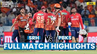 SRH Vs PBKS Full Match Highlights Sunrisers Hyderabad Vs Punjab Kings Match Scorecard I IPL 2024 [upl. by Elatsyrc]