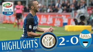 Inter  Spal  20  Highlights  Giornata 3  Serie A TIM 201718 [upl. by Driskill]