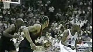 Allen Iverson 1999 NBA Playoff Debut vs Penny Orlando Magic [upl. by Zemaj]