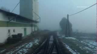 Gmundner Bahn  Führerstandsmitfahrt  SteyrermühlLambach Fahrt im Nebel [upl. by Anined]