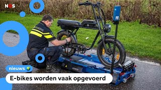 Politie kan nu ook controleren of fatbikes te hard gaan [upl. by Eltsirhc]