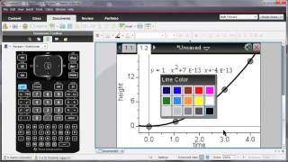 Datenanalyse mit der TINspire CX Technologie [upl. by Pepita]