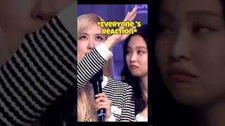 But Rosè hates men not Kids 💀🤣 rosé blackpink fypviralシ ytshorts funny rosesarerosie [upl. by Allwein]