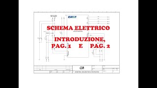 SCHEMA ELETTRICO 1 PAGINE 1 E 2 [upl. by Jem]