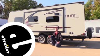 Dexter Axle Torflex Lift Kit Installation  2018 Forest River Rockwood Mini Lite Travel Trailer [upl. by Anirazc]