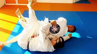 Calf Slicer against De La Riva Guard  Counter DLR with CalfSlicer  Advanced BJJ Grappling for MMA [upl. by Aedrahs783]