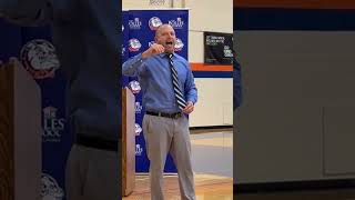 Bolles Head Football Coach Matt Toblin Delivers Powerful Message to Studentathletes [upl. by Aleyam]