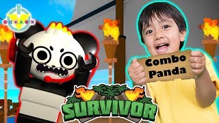 RYAN AND COMBO HAVE TO SURVIVE ROBLOX  Lets Play Roblox Survivor [upl. by Aihsirt307]