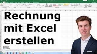 Rechnung mit Excel automatisch erstellen Für Kleinunternehmer [upl. by Lliw287]