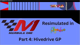 Resimulating the 1st Season of Marbula One in Algodoo Part 4  Hivedrive GP [upl. by Pia]