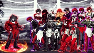 KOF Mugen Remus Vs Ultimate Iori Yagami Team Vs 1 Vs 16 [upl. by Rube]