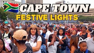 CAPE TOWN SOUTH AFRICA FESTIVE LIGHTS CRAZY MUSIC ENTERTAINMENT [upl. by Anurag]