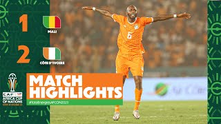 HIGHLIGHTS  Mali 🆚 Côte dIvoire  TotalEnergiesAFCON2023  Quarter Finals [upl. by Edik127]