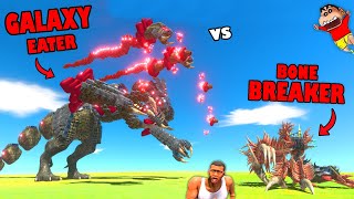 GALAXY EATER Challenges BONE BREAKER in Animal Revolt Battle Simulator with SHINCHAN CHOP UNDEFEATED [upl. by Gerik]