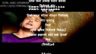 Priyasi Timro Yaad Karaoke Music Track Mahesh Thulung [upl. by Melitta731]