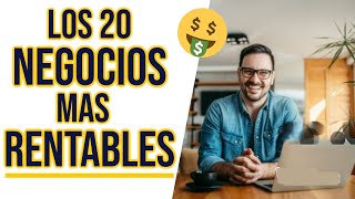 Los 20 negocios mas rentables en 2024 [upl. by Ansaev]