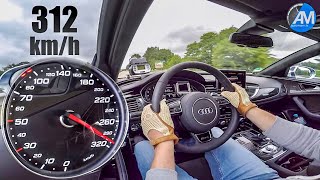 Audi RS6 Performance 605hp  0312 kmh acceleration [upl. by Yleoj]