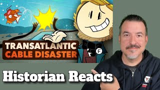 The Disastrous History of the First Transatlantic Cable  Extra History Reaction [upl. by Eachern]