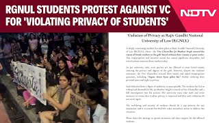 RGNUL Protest  RGNUL Students Protest Against VC For Violating Privacy Of Girl Students [upl. by Eyar]