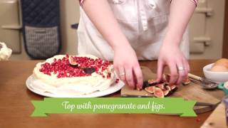 Pomegranate Pavlova Recipe by Flora Shedden for Grahams The Family Dairy [upl. by Lemrahs]