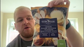 Asda Lemon Cajun Chicken Flavour Crisps  Review [upl. by Llednor]