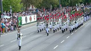 Spielmannszug Radeberg beim Trachten und Schützenzug des Münchner Oktoberfest 2023 [upl. by Monsour]